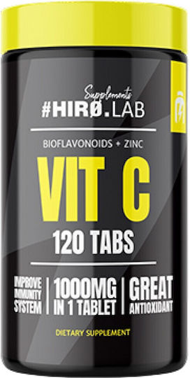 Hiro.Lab Vitamin C for Immune System Boost, the Skin & Antioxidant Action 1000mg 120 Tablets