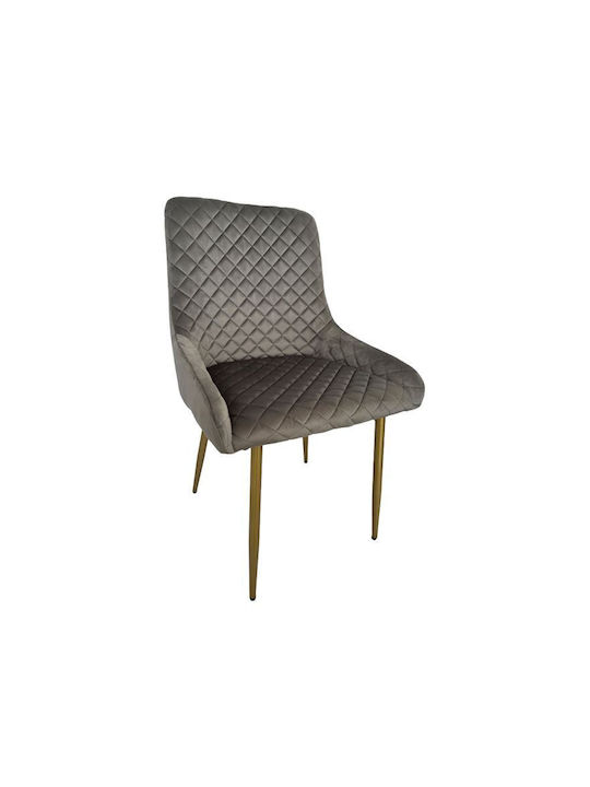 Lux Stühle Speisesaal Gray 1Stück 56x49x90cm