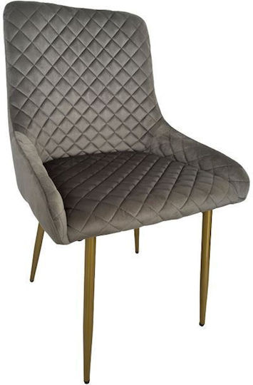 Stuhl Speisesaal Lux 56x49x90cm Gray
