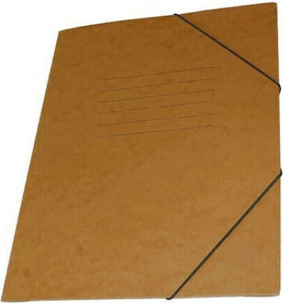 Prespan Folder with Elastic Ears Premium 25x35 cm Brown