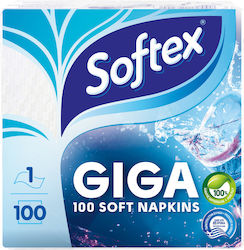 Softex Giga Χαρτοπετσέτες 100 Φύλλα 0,153kg