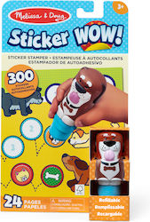 Melissa & Doug Sticker WOW! Carte De Activități Cu Ștampilă De Autocolante Cățelușul Cacao