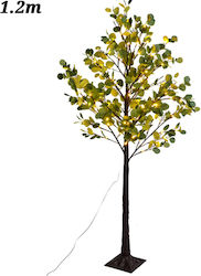 Solar Tree 1.2m Green Eucalyptus Leaves 150 LED...