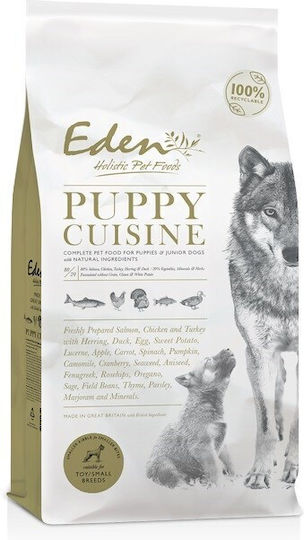 Eden 2kg Trockenfutter für Welpen kleiner Rassen mit Lachs