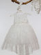 Mi Chiamo Ecru Baptism Dress made of Lace