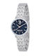 U.S. Polo Assn. Herrenuhr Batterie mit Silber rostfreiem Stahlarmband