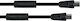 Good Connections Antenna Cable Coax male - Coax female Black 50m (S-PAK50S) 1pcs