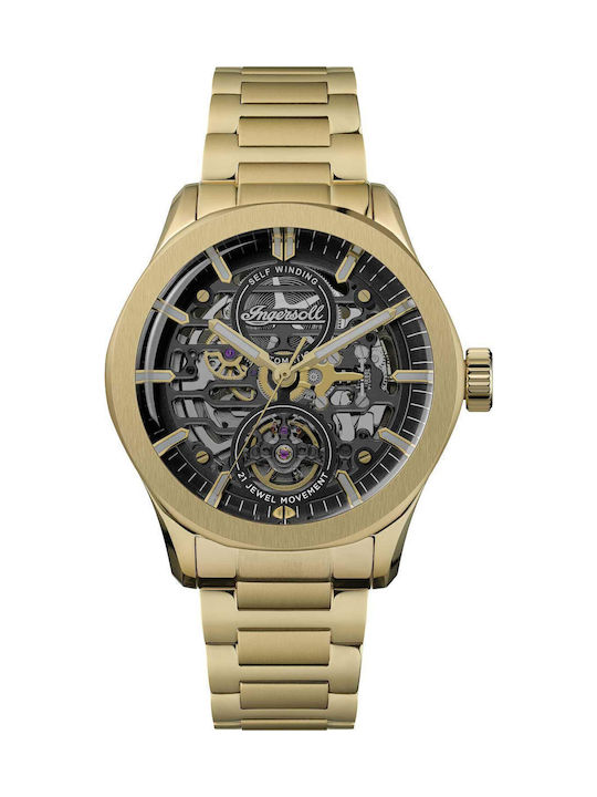 Ingersoll Men's Watch Battery with Gold Metal B...