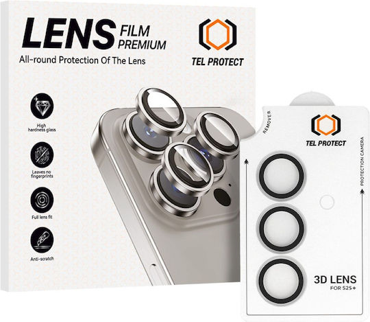 Tel Protect Camera Protection Tempered Glass Transparent for the Samsung Galaxy S25