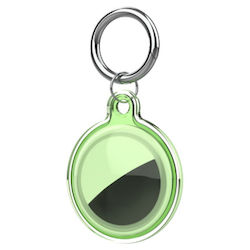 Hurtel Keychain Case for AirTag in Green color