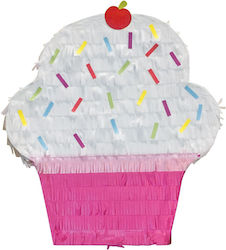 Party Piñata Cupcake Pink White 37x9x47cm Unisex