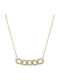 Jeweltude Necklace from Gold Plated Silver