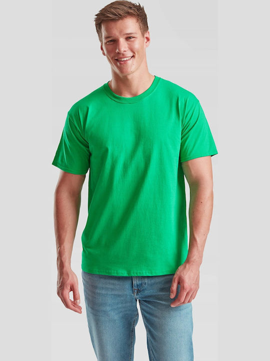 Fruit of the Loom Valueweight Men's Short Sleeve Promotional T-Shirt Kelly green