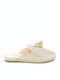 Flat Mules σε Μπεζ Χρώμα