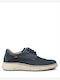 Men's Leather Casual Shoes Blue