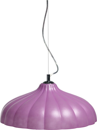 Gallis Aneta Pendant Light Purple with Socket E27 40x40cm