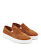 Men's Suede Loafers Tabac Brown