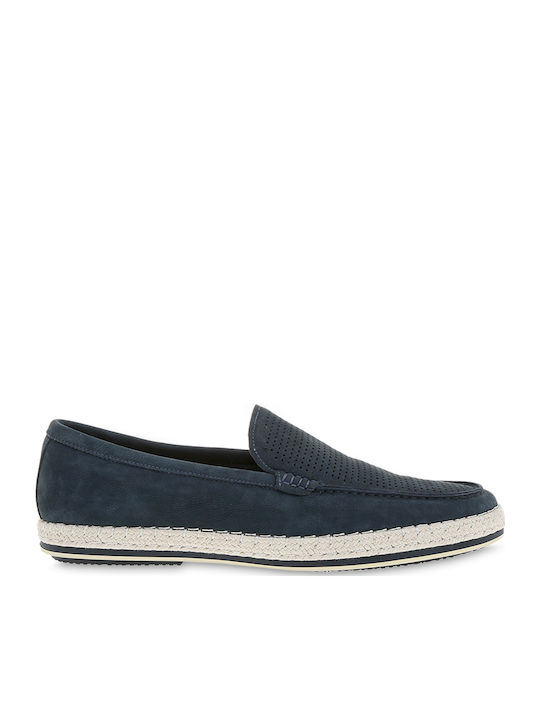 Renato Garini Δερμάτινα Ανδρικά Loafers σε Μπλε...