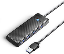 Orico USB-Hub 4 Anschlüsse (USB-A) PAPW4A-C3-015-BK-EP-HU