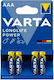 Batterie Varta LR03 Longlife Power Bl./8 Stk