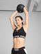 4keeps Frauen Sport-BHs Sport-BH Schwarz mit Polsterung