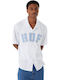 Arch Mesh Button Up Κοντομάνικο Πουκάμισο White