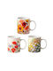 Marva Frühling Keramiktasse in Verschiedene Designs 350ml (Verschiedene Designs)