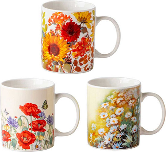 Marva Frühling Keramiktasse in Verschiedene Designs 350ml (Verschiedene Designs)