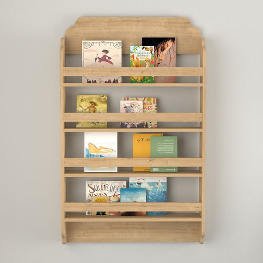 Kids Wall Shelving Unit 80x15x132cm