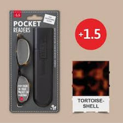 IF Reading Glasses +1.50 Pocket in Black color 47616