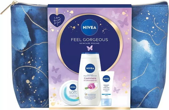 Nivea Feel Gorgeous Σετ Περιποίησης για Ενυδάτωση & Καθαρισμό Σώματος 4τμχ