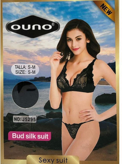 Ouno-секси комплект бельо 2 части-s/m-бял