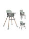 Lorelli Vanilla Highchair 3 in 1 with Adjustable Height Green