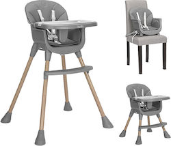 Lorelli Vanilla Highchair 3 in 1 with Adjustable Height Grey