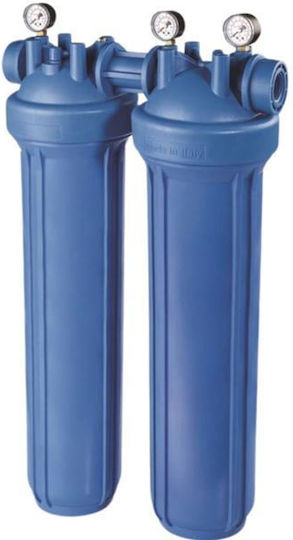 Atlas Filtri DP BIG M 20 DUO Wasserfiltrationssystem Zentrale Versorgung Durchmesser 1'' 392723