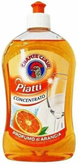 Chanteclair Detergent Bottle 500 Ml Orange Washing-Up Liquid Concentrated