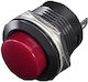 Taster 16mm Einbau Rot