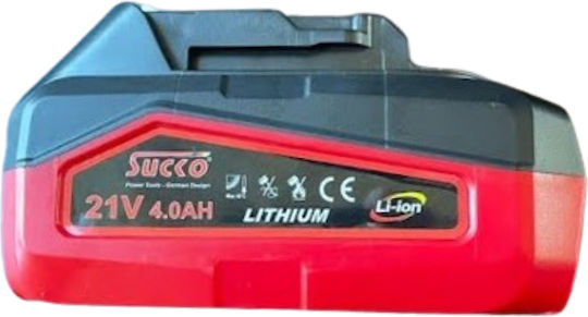Sucko Tool Battery 21V with Capacity 4Ah