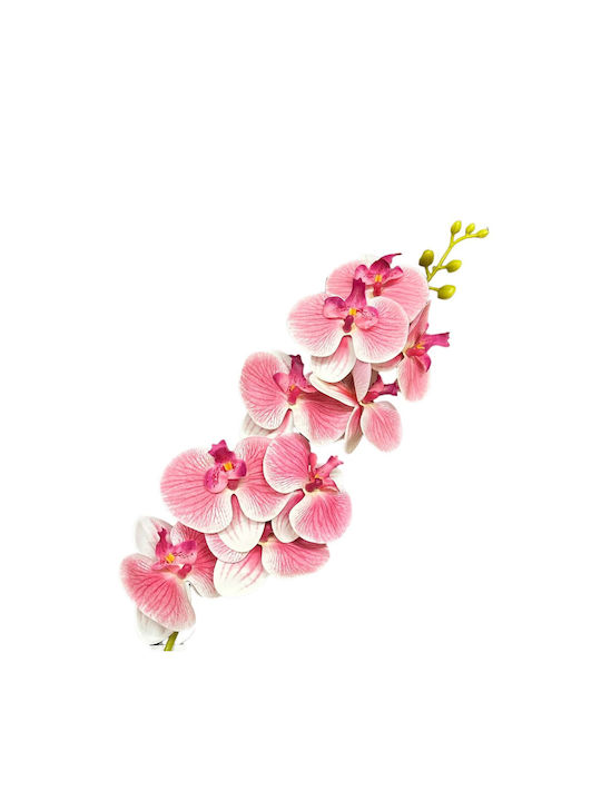 Arti Casa Decorative Artificial Orchid Branch Fuchsia Real Touch 60cm