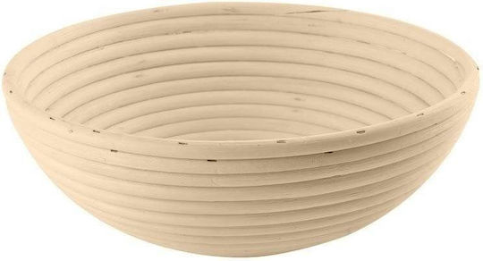 Orion Καλάθι Ψωμιού από Rattan Γκρι 25x25cm