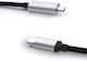 Winkel (90°) USB 2.0 Kabel USB-C männlich - USB-C Schwarzes 1,2 m lx51