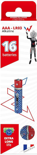 Wonder Алкални Батерии AAA 1.5V 16бр