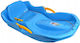 Children's Plastic Sled Backrest Brakes Blue Marmat 80 x 43cm