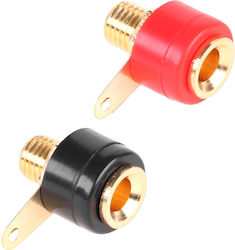 Cabletech Gold-plated Banana Socket Black Red