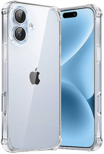 Ugreen Bright Cushion Задна корица Силикон 0.9мм Прозрачен (iPhone 16 Plus)