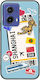 Ticket To Shanghai Motorola Moto G85 5G Schwarzes TPU Schwarzes Silikon