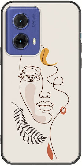 Face Motorola Moto G85 5g Black Tpu Μαύρη Σιλικόνη