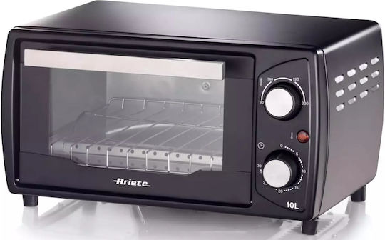 Ariete Mini Ηλεκτρικό Φουρνάκι 10lt Χωρίς Εστίες Γκρι