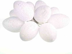 White Led Cotton Easter Eggs