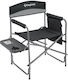 KingCamp Director's Chair Beach Black 52x52cm